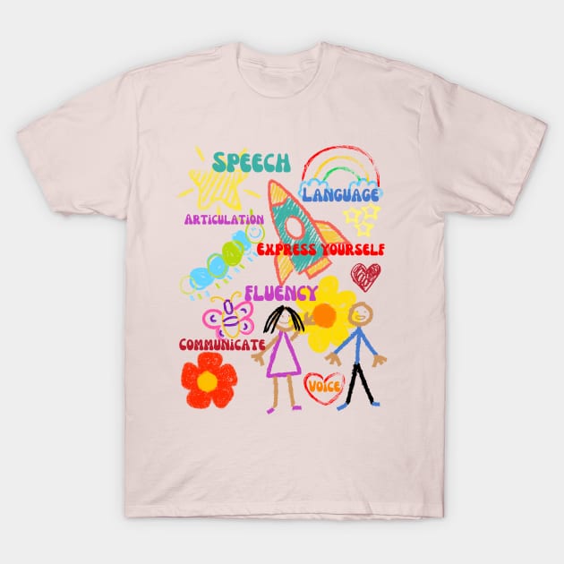 Speech therapist, Speech language pathologist, SLPA, SLP, speech pathologist T-Shirt by Daisy Blue Designs